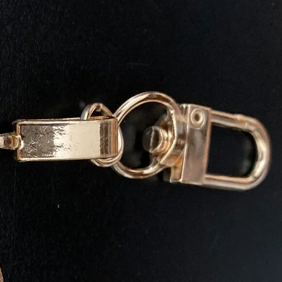 BAG CHARM GOLD-TONED BUTTERFLY WITH ELEGANT BEJEWELED ACCENTS - Picture 7 of 7